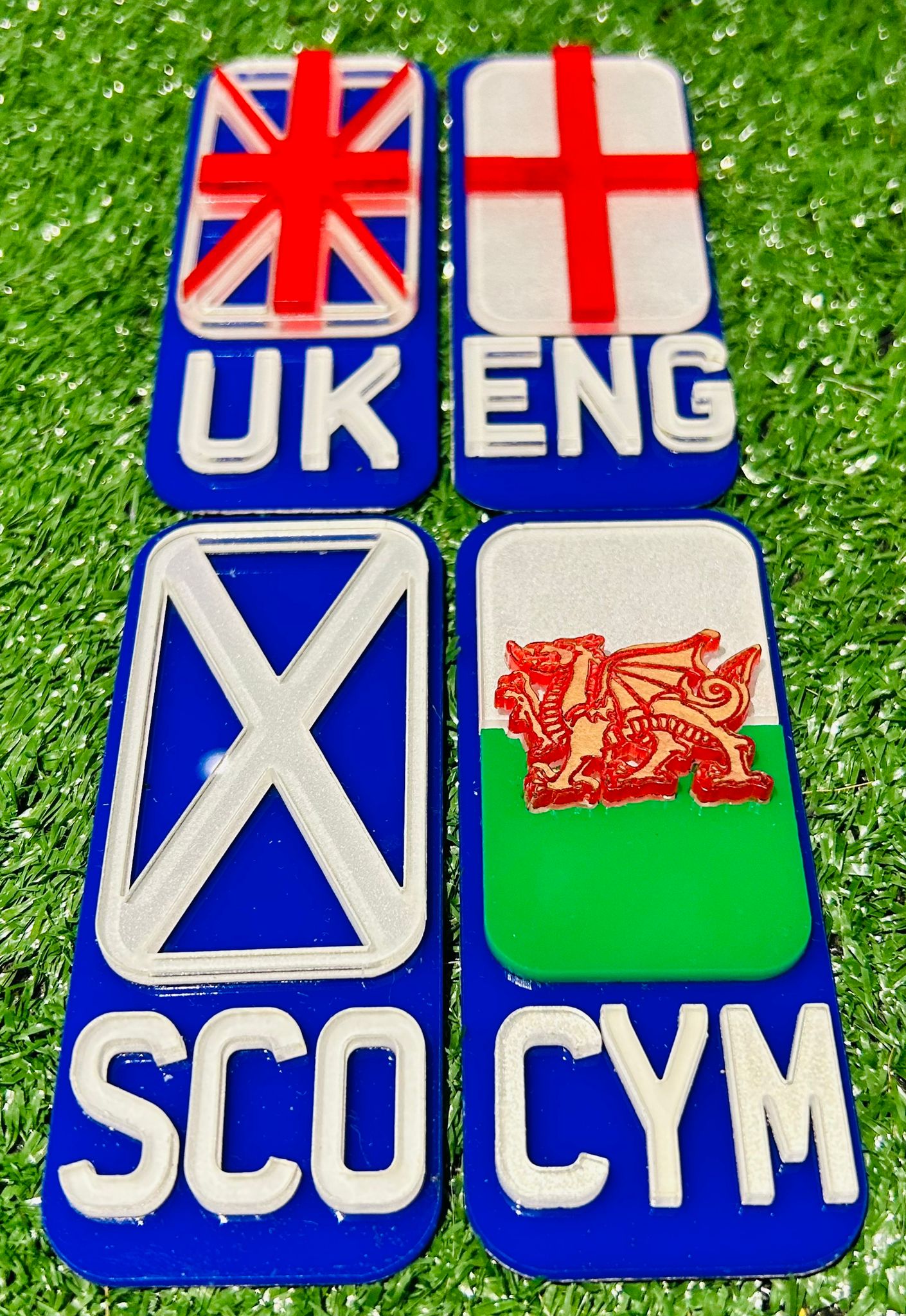 Pair of 7mm Gel Replacement Number Plates