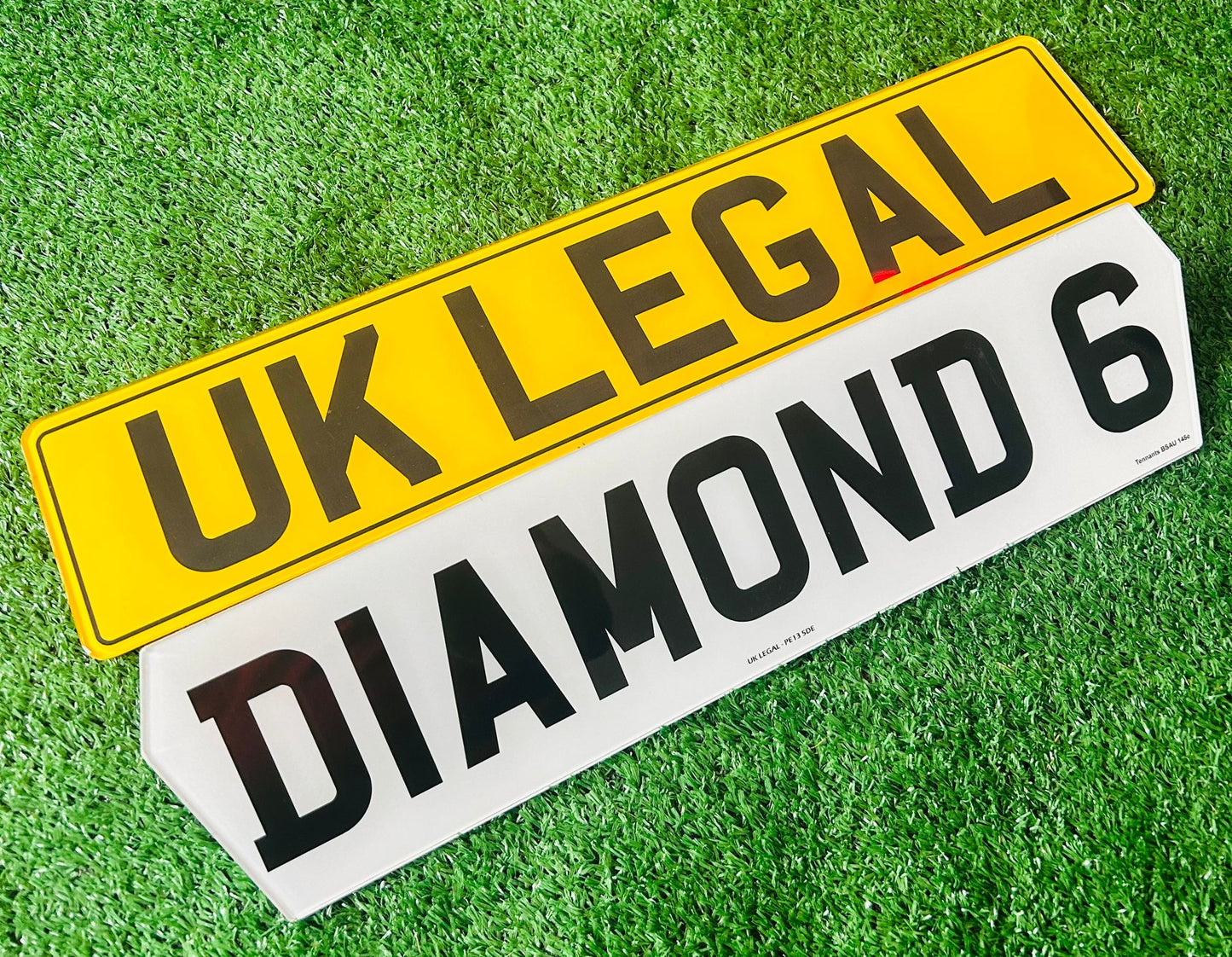(Singles) Diamond 6 Replacement Number Plates
