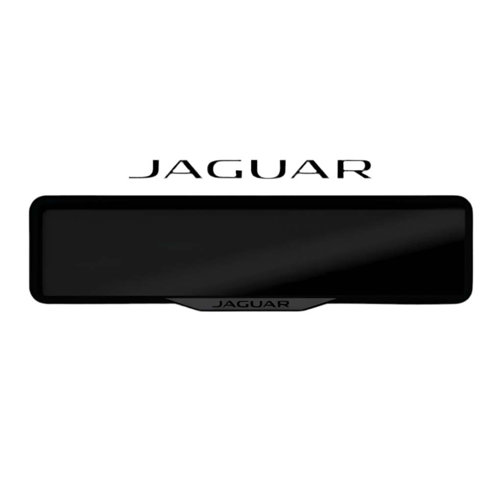 Number Plate Holders- Jaguar (Black)