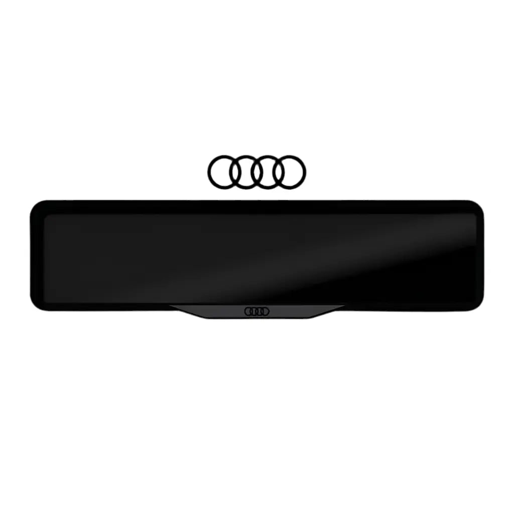 Number Plate Holders- Audi (Black) UK Legal