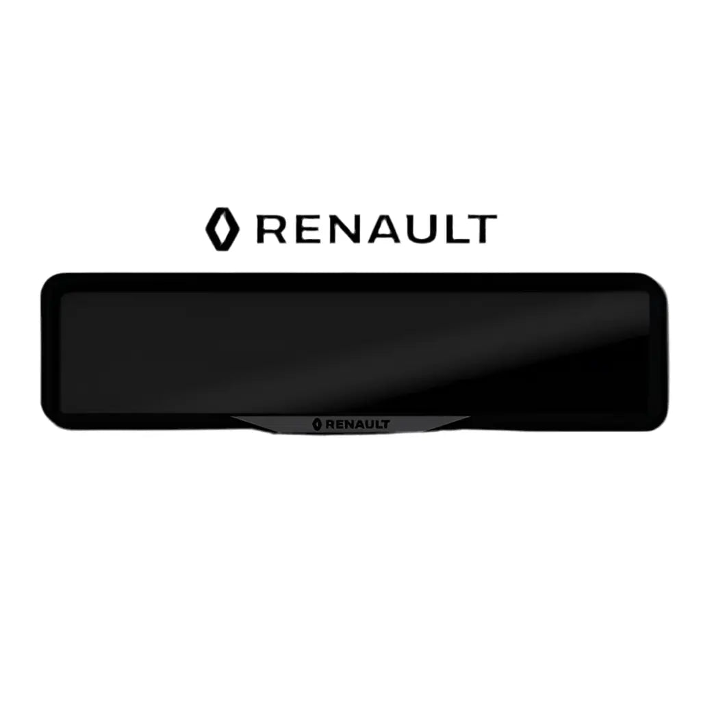 Number Plate Holders- Renault (Black) UK Legal