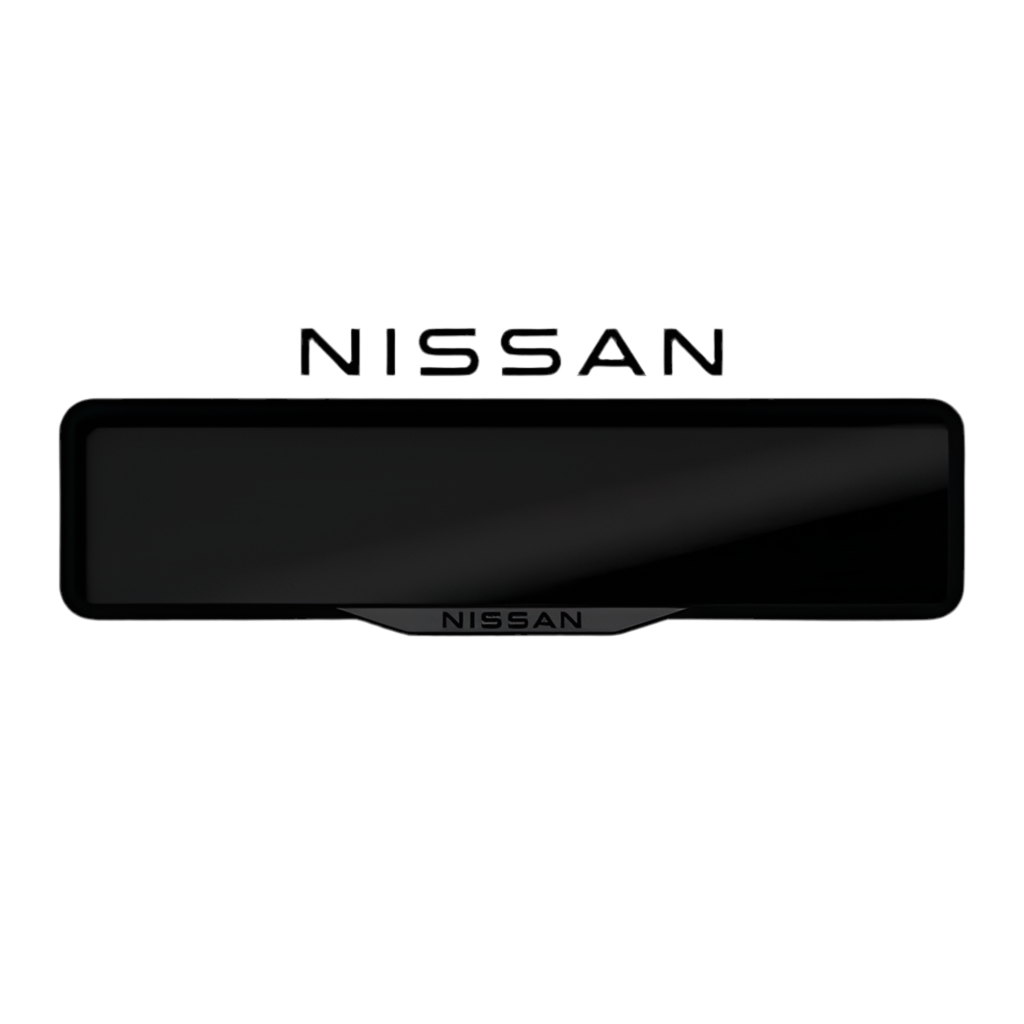 Number Plate Holders- Nissan (Black)