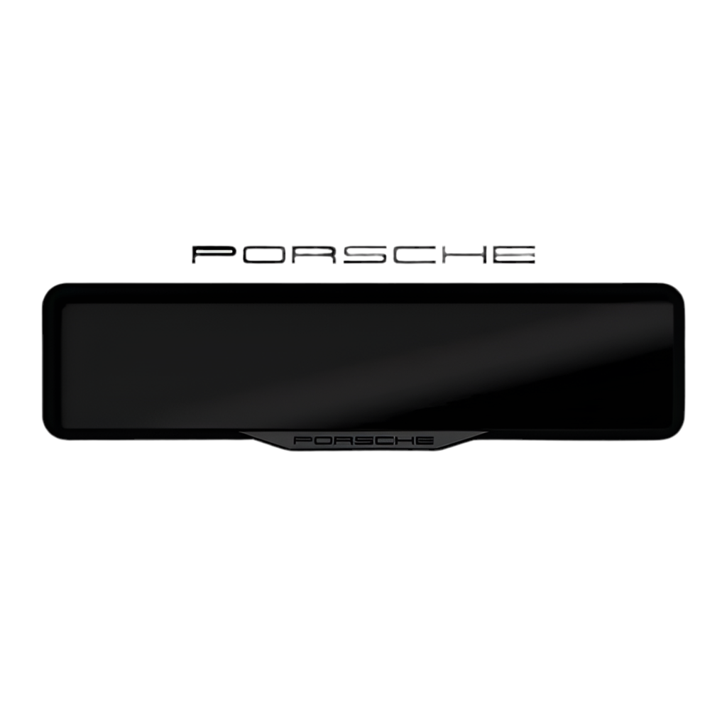 Number Plate Holders- Porsche (Black)
