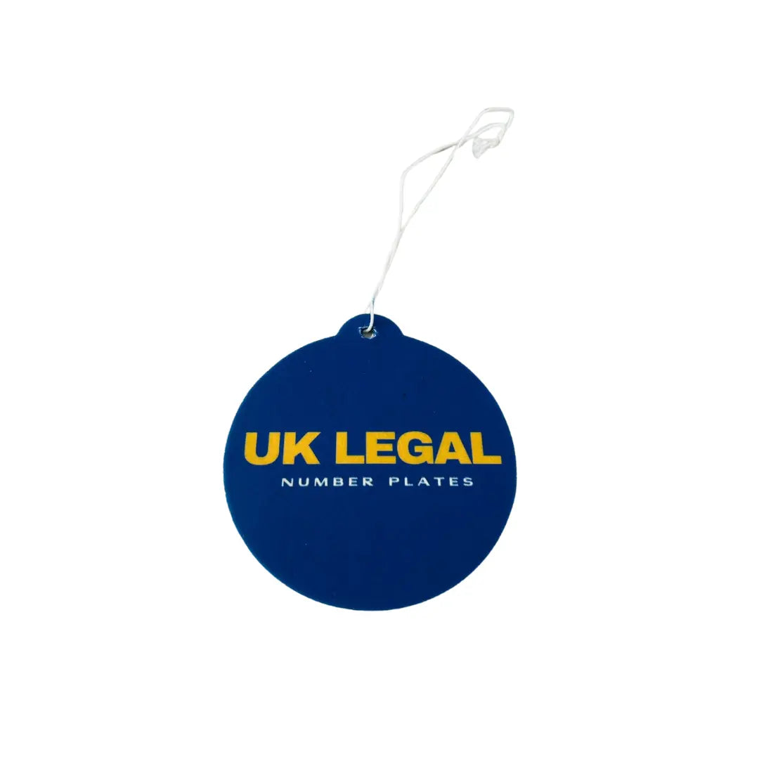 UK Legal Number Plates Air Freshener UK Legal