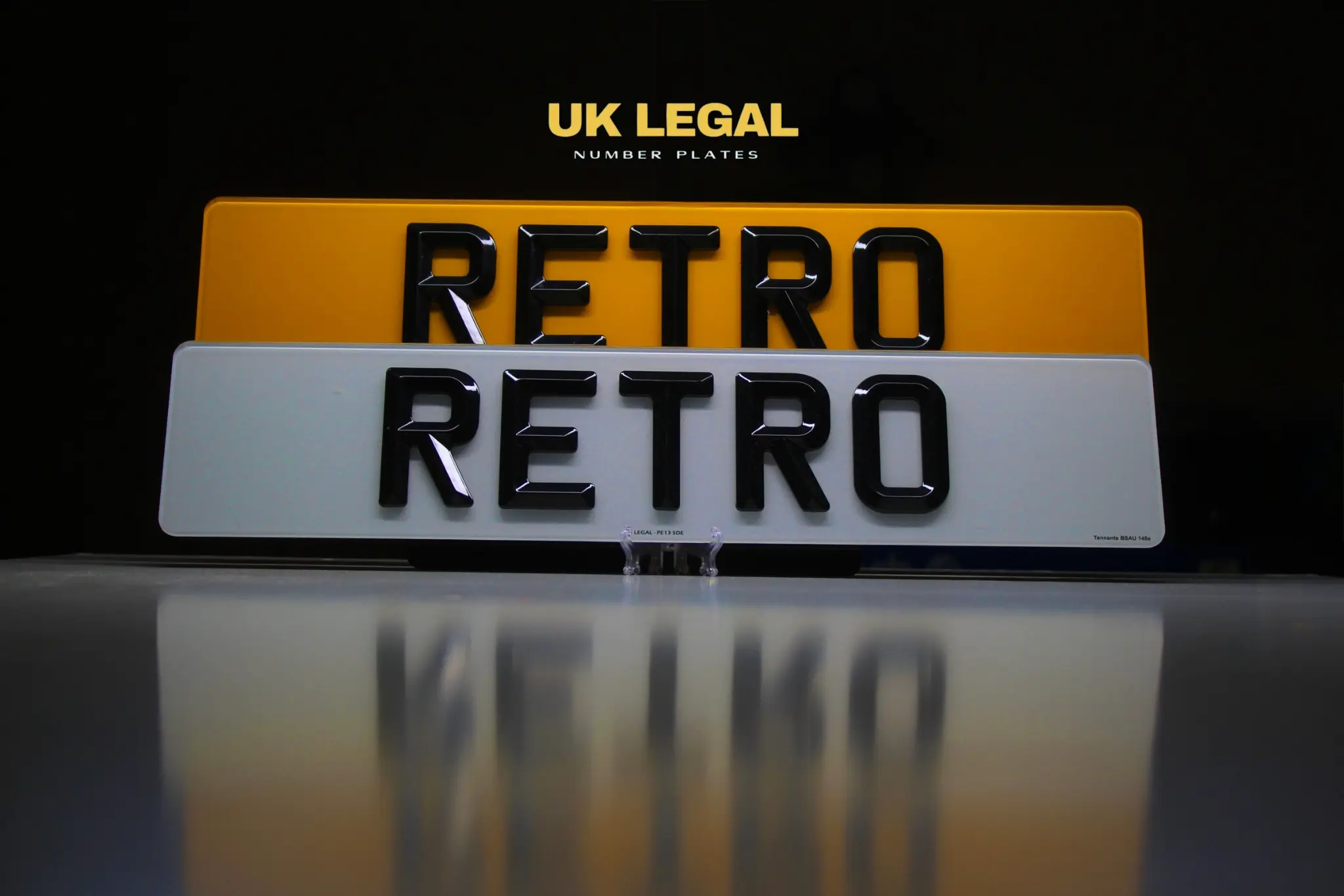 Custom Replacement Number Plates | Retro Style | UK Legal UK Legal