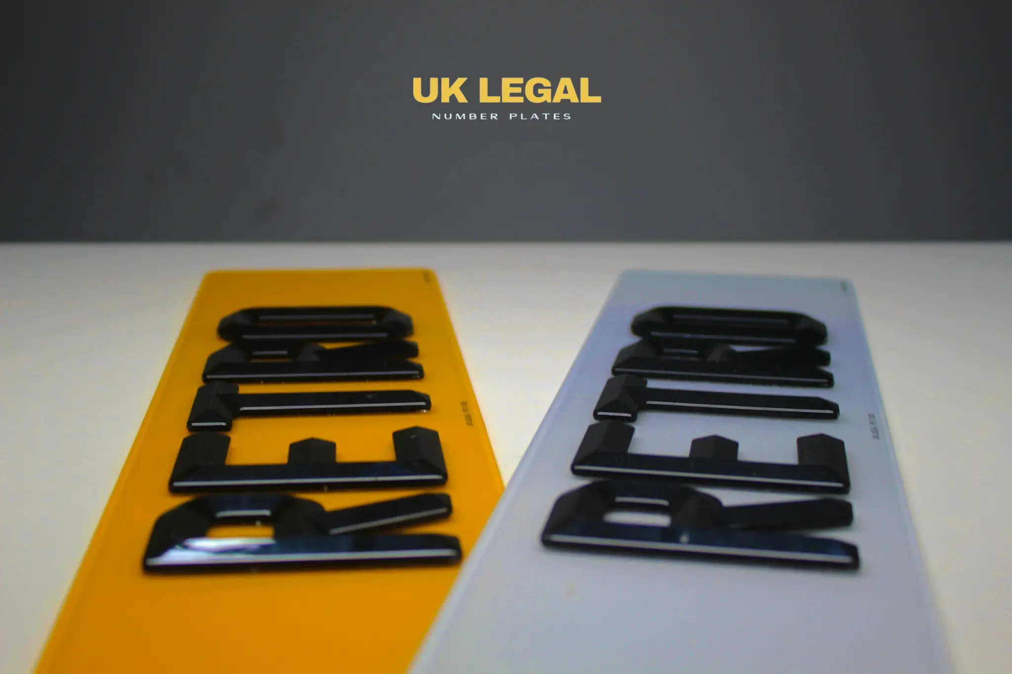 Custom Replacement Number Plates | Retro Style | UK Legal UK Legal