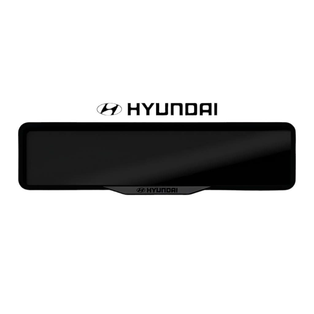 Number Plate Holders- Hyundai (Black)
