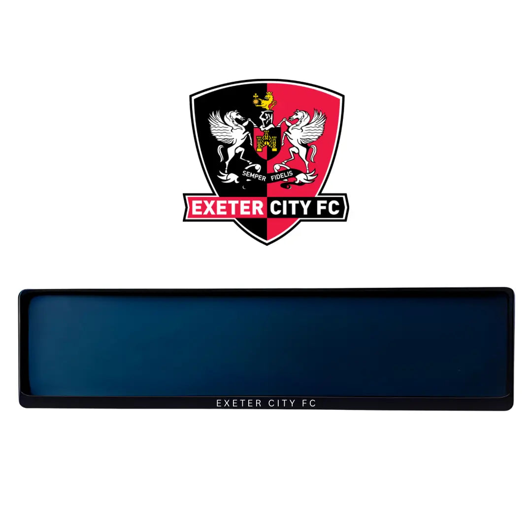 Premium Number Plate Holders | Exeter City UK Legal