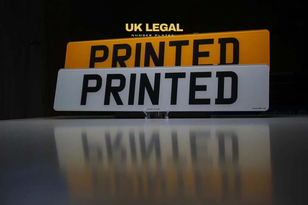Custom Replacement Number Plates | 2D Printed Font | UK Legal UK Legal