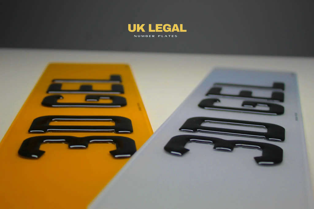 Custom Replacement Number Plates | 3D Gel | UK Legal UK Legal
