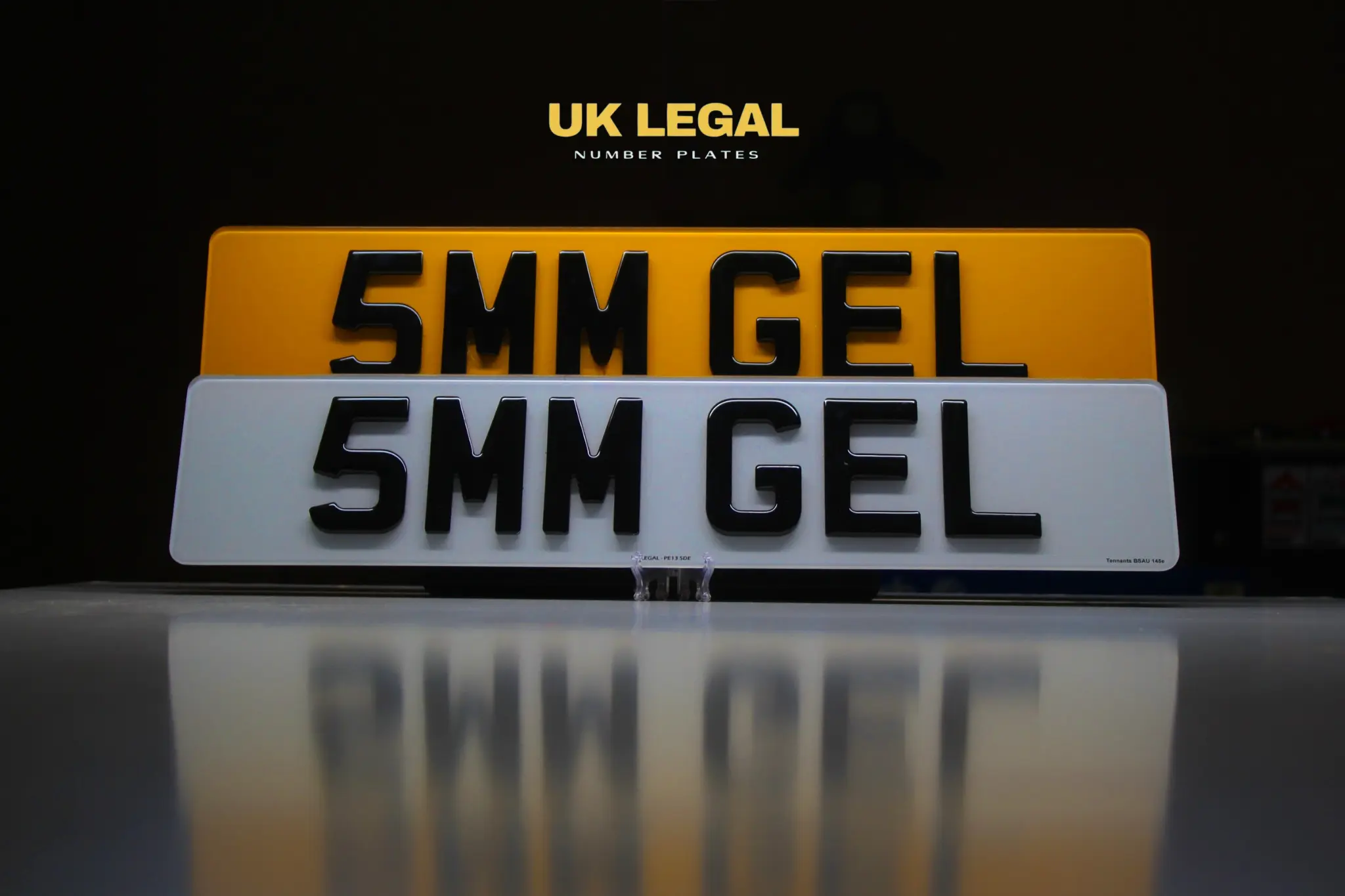 Custom Replacement Number Plates | 5mm Gel | UK Legal UK Legal