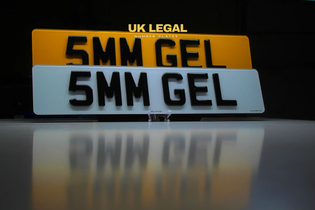 Custom Replacement Number Plates | 5mm Gel | UK Legal UK Legal