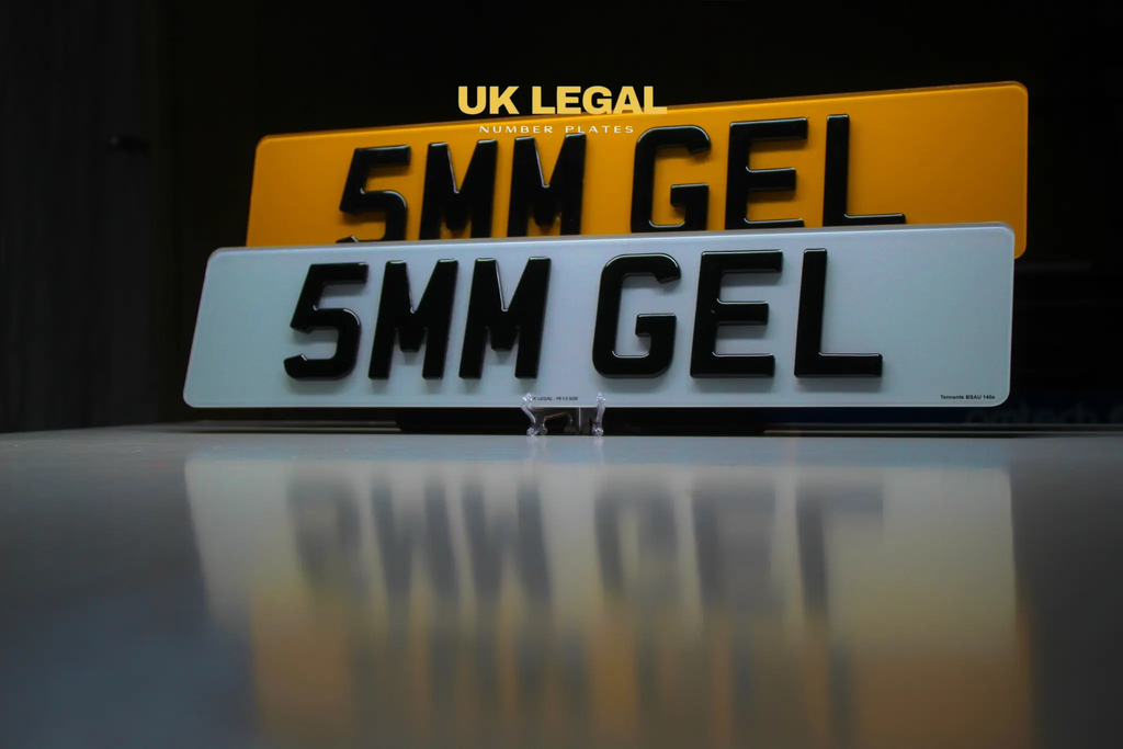 Custom Replacement Number Plates | 5mm Gel | UK Legal UK Legal