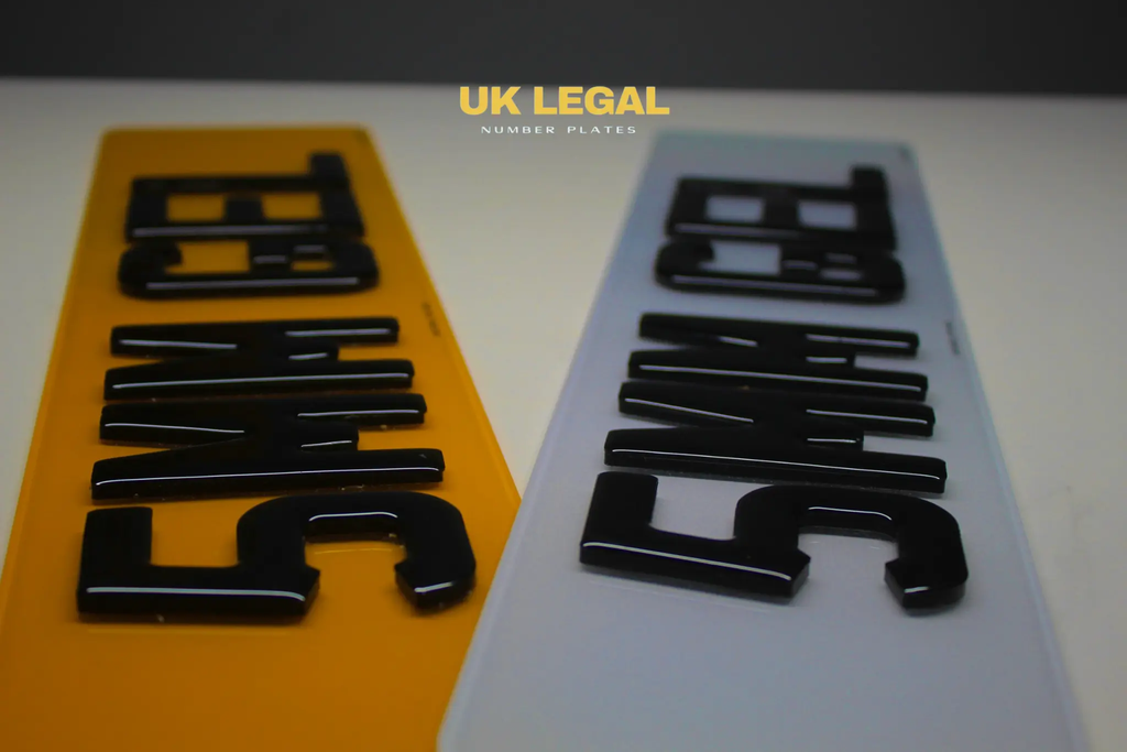 Custom Replacement Number Plates | 5mm Gel | UK Legal UK Legal