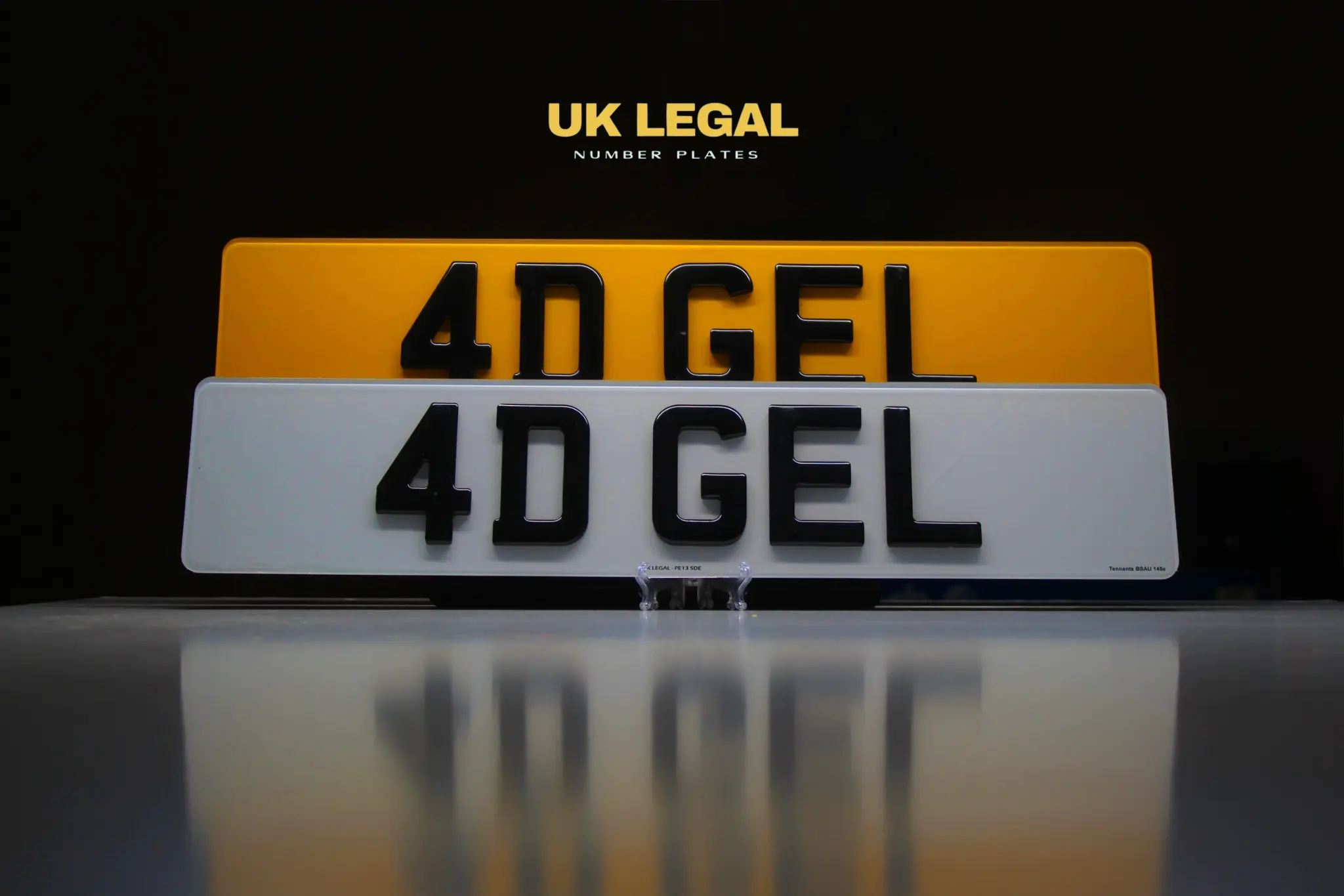 Custom Replacement Number Plates | 4D Gel | UK Legal UK Legal