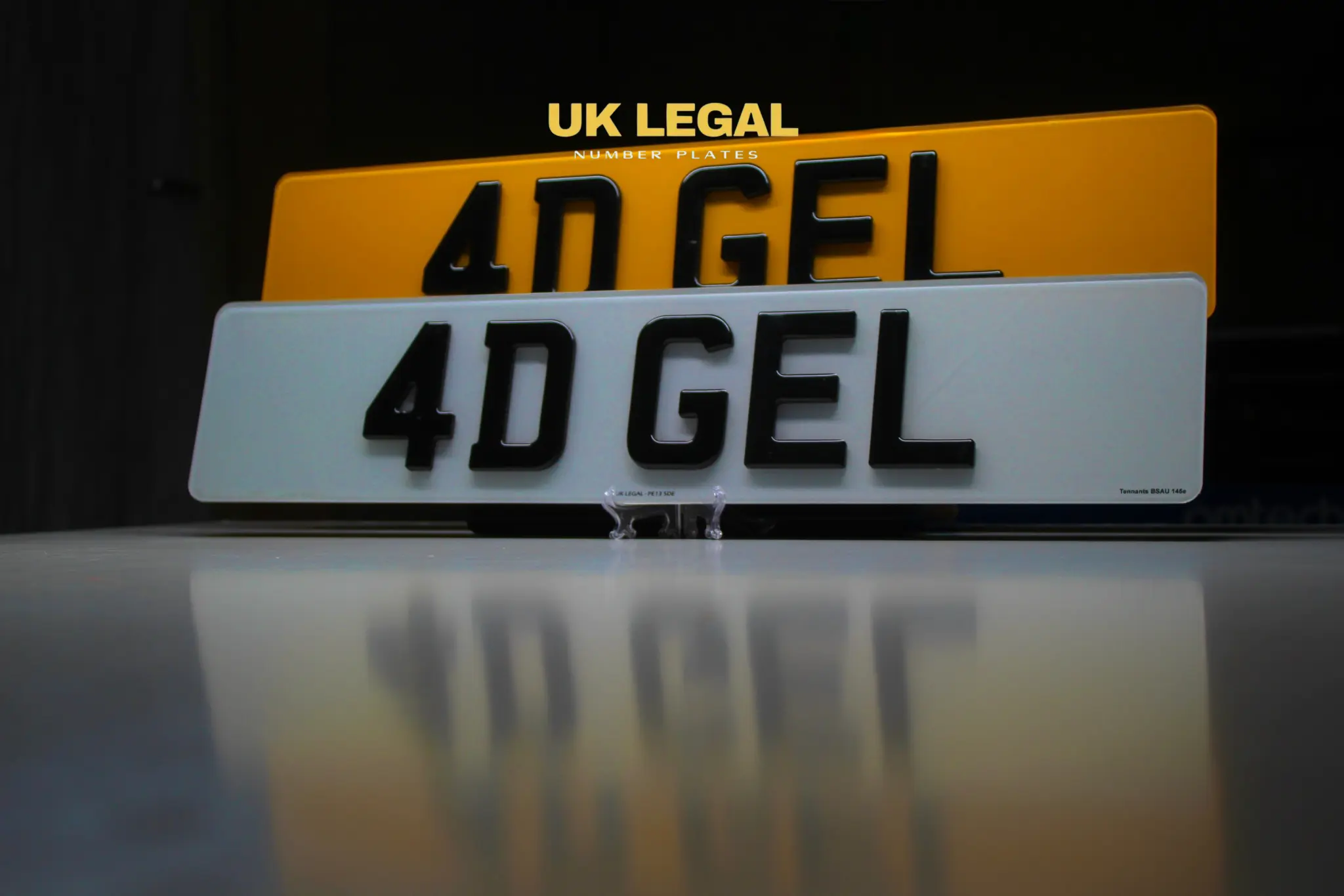 Custom Replacement Number Plates | 4D Gel | UK Legal UK Legal