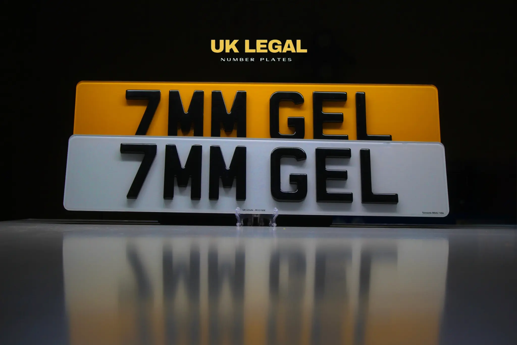 Custom Replacement Number Plates | 7mm Gel | UK Legal UK Legal