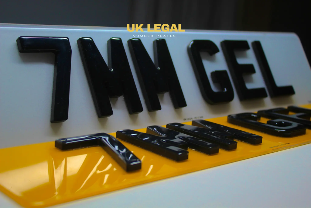 Custom Replacement Number Plates | 7mm Gel | UK Legal UK Legal