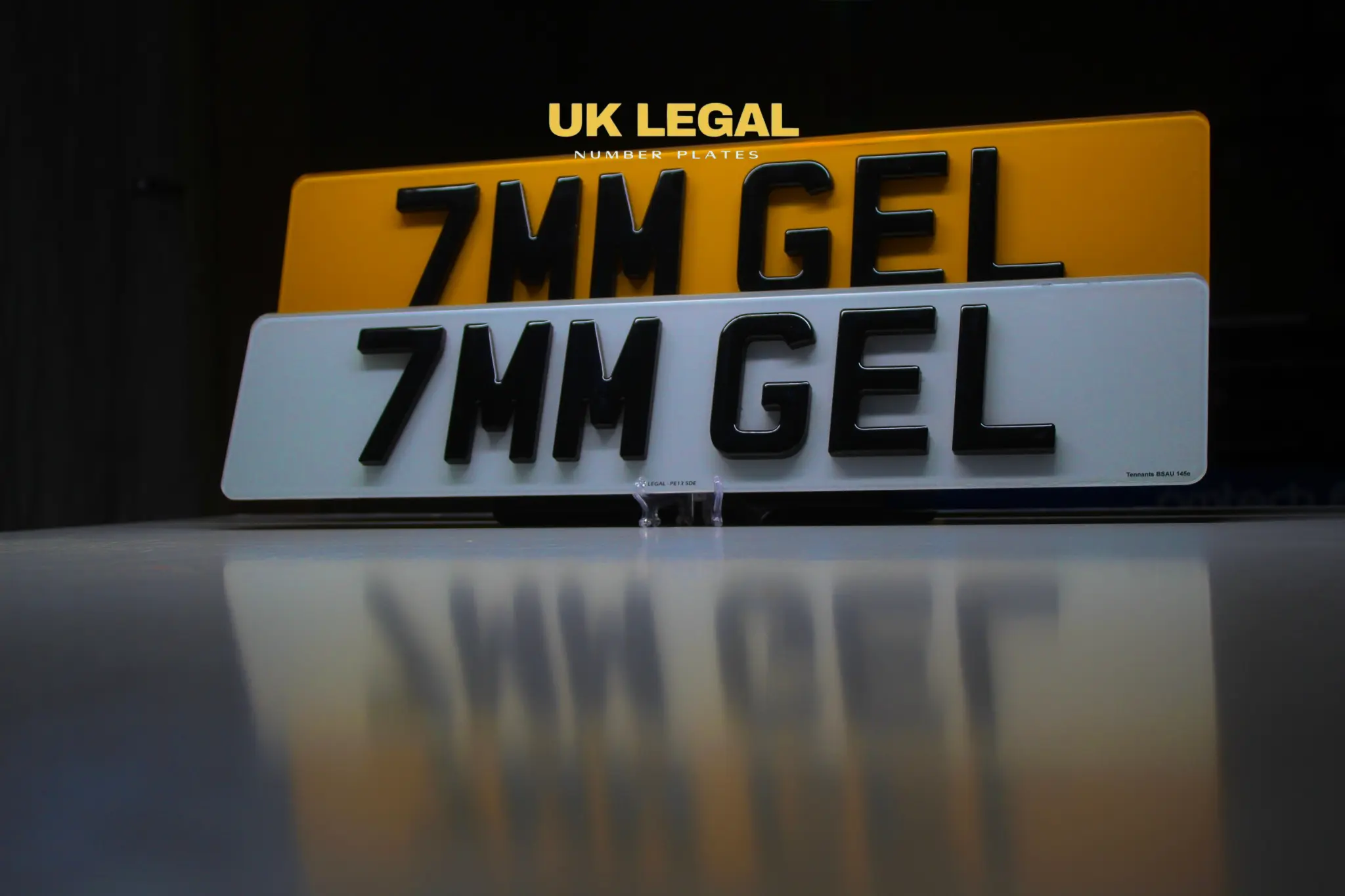 Custom Replacement Number Plates | 7mm Gel | UK Legal UK Legal
