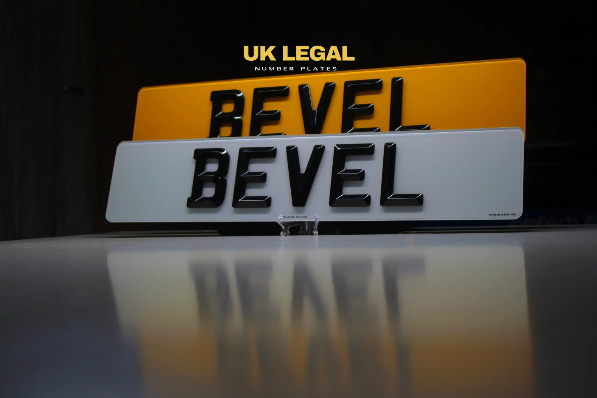 Custom Replacement Number Plates | Bevelled Style | UK Legal UK Legal