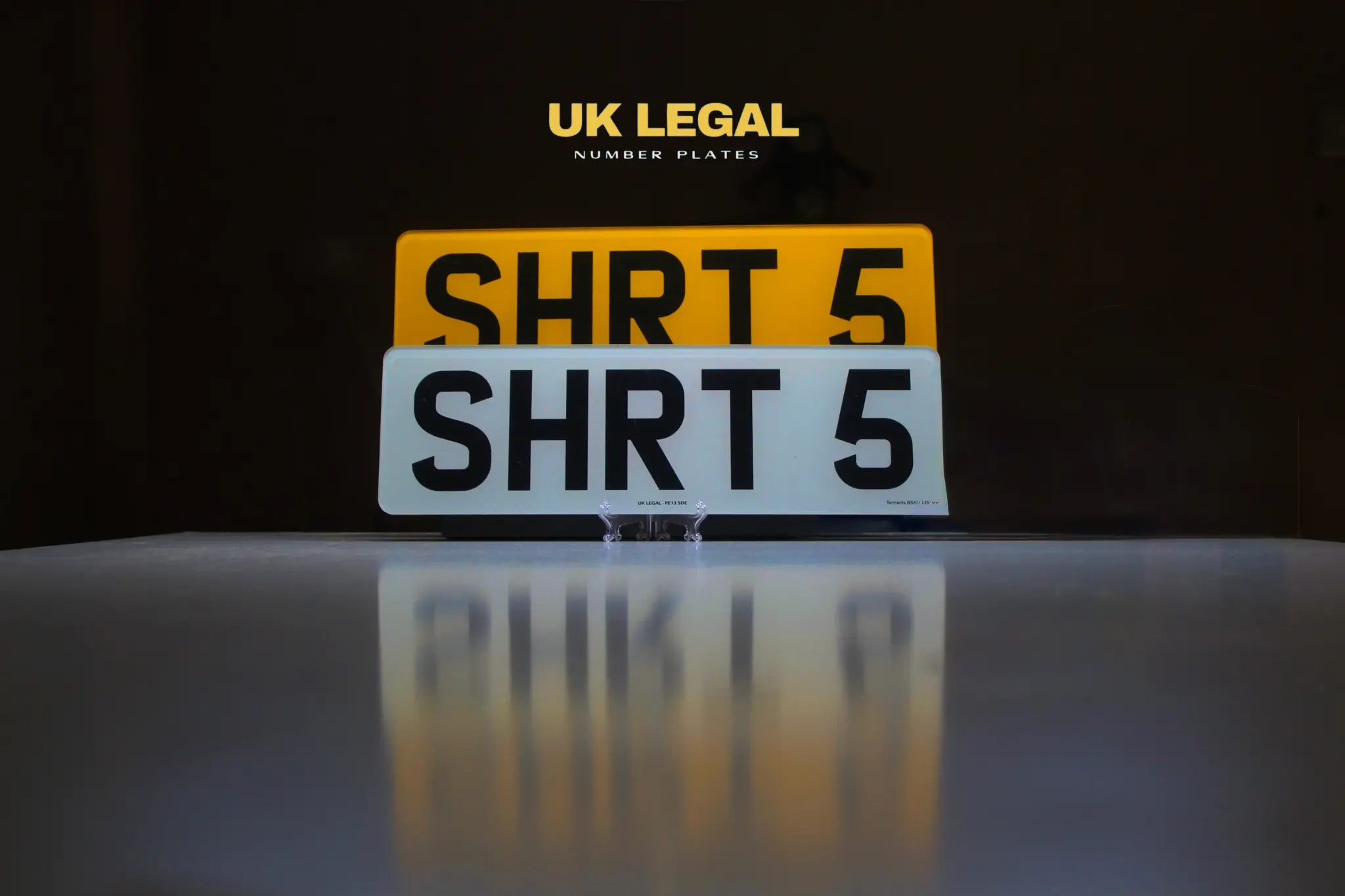 Custom Replacement Number Plates | Short 5 Digit Style | UK Legal UK Legal