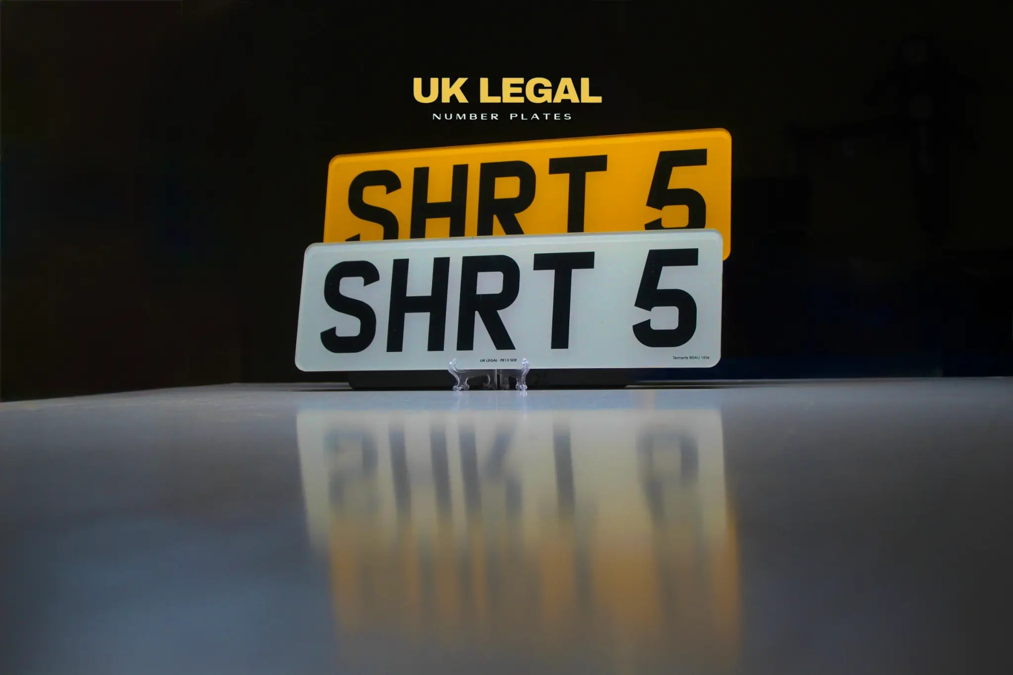 Custom Replacement Number Plates | Short 5 Digit Style | UK Legal UK Legal
