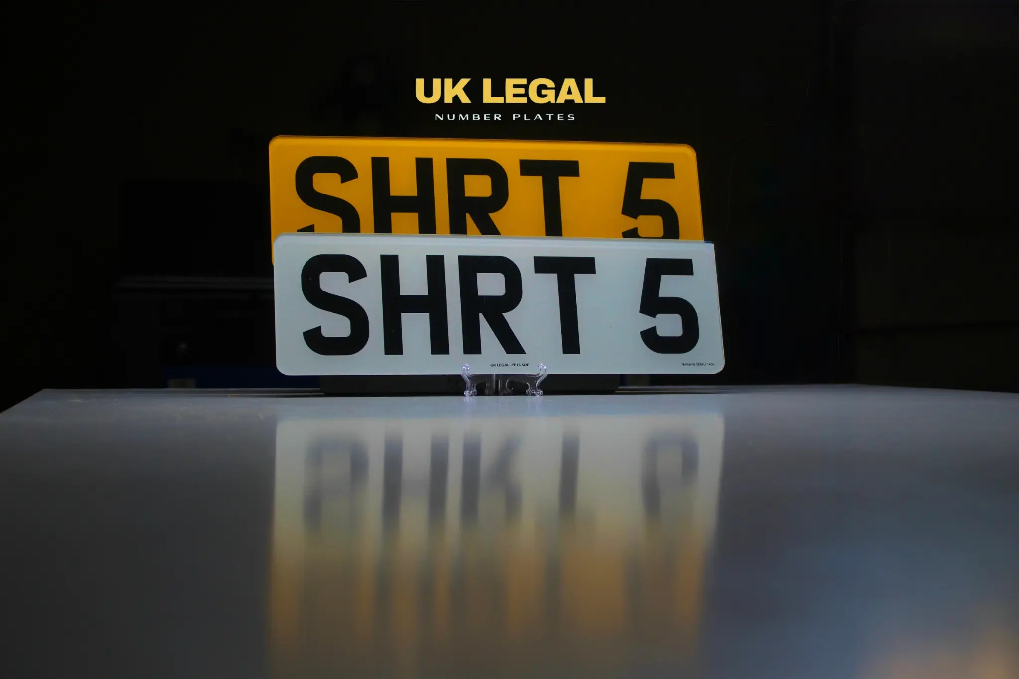Custom Replacement Number Plates | Short 5 Digit Style | UK Legal UK Legal