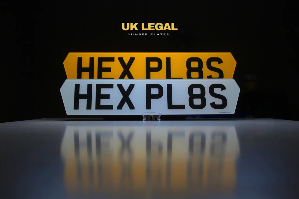 Custom Replacement Number Plates | Hex Style | UK Legal UK Legal