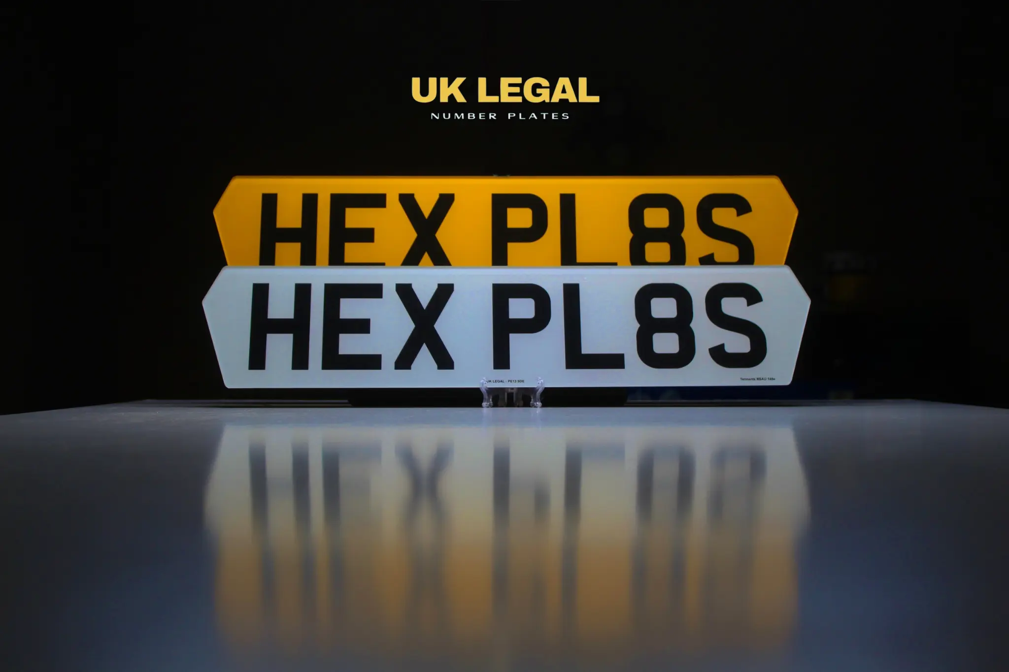 Custom Replacement Number Plates | Hex Style | UK Legal UK Legal
