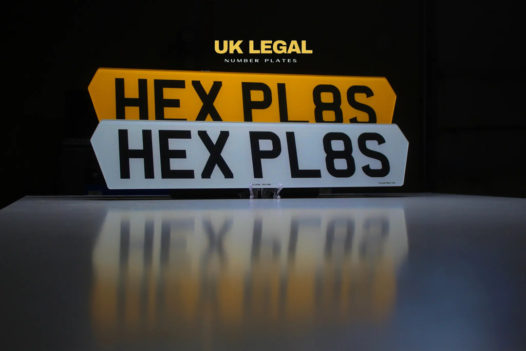 Custom Replacement Number Plates | Hex Style | UK Legal UK Legal