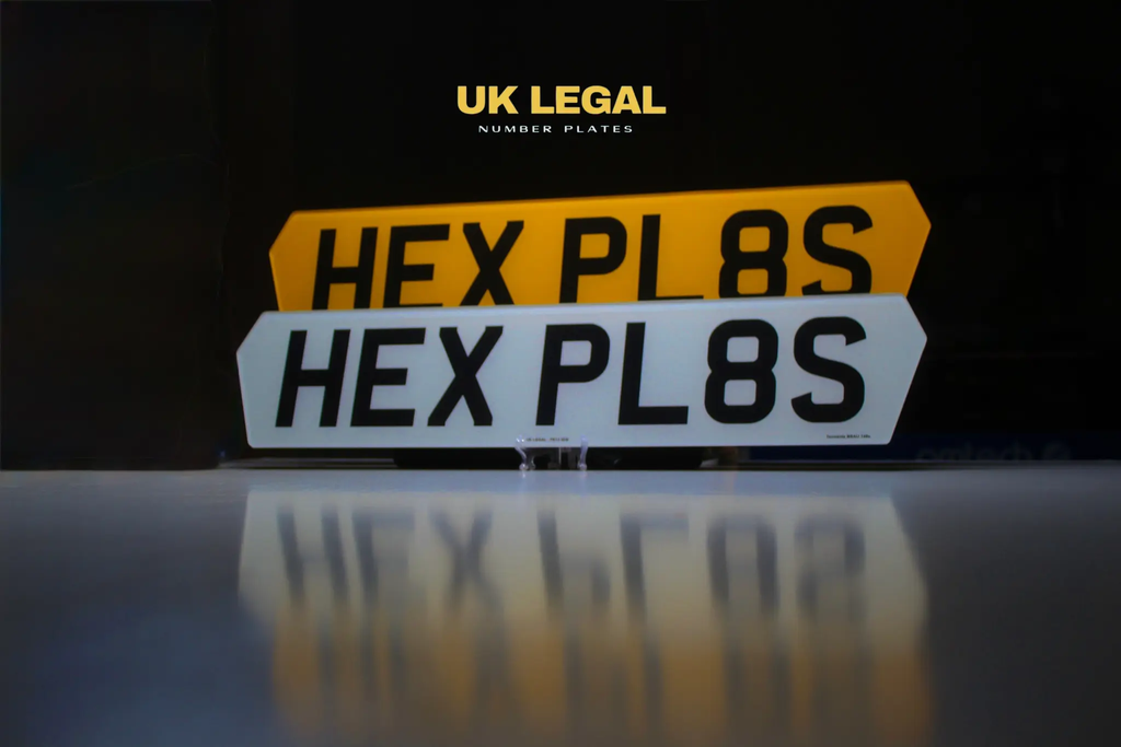 Custom Replacement Number Plates | Hex Style | UK Legal UK Legal