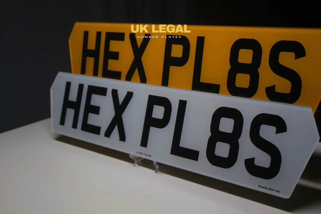 Custom Replacement Number Plates | Hex Style | UK Legal UK Legal