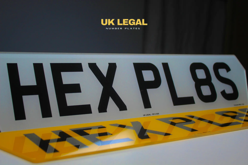 Custom Replacement Number Plates | Hex Style | UK Legal UK Legal