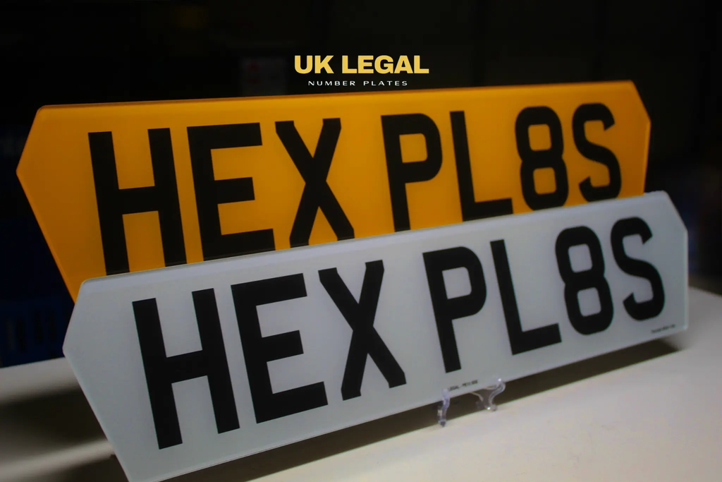 Custom Replacement Number Plates | Hex Style | UK Legal UK Legal