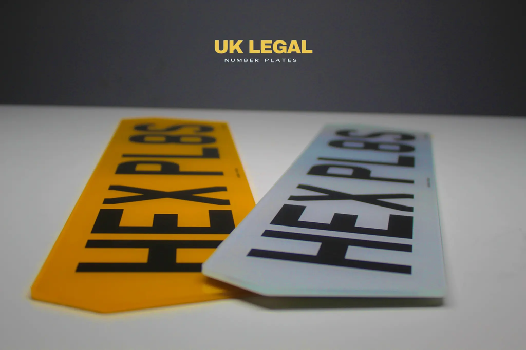 Custom Replacement Number Plates | Hex Style | UK Legal UK Legal