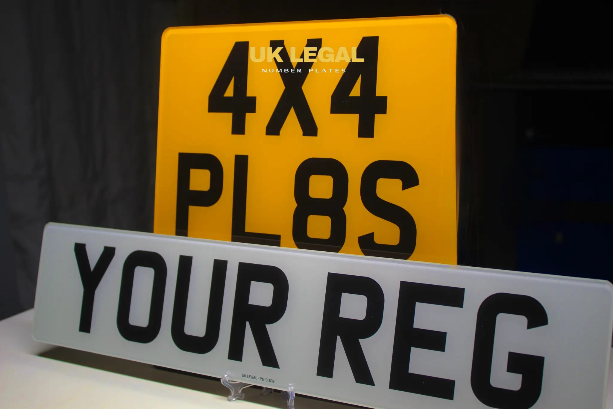 Custom Replacement Number Plates | 4x4 Style | UK Legal UK Legal