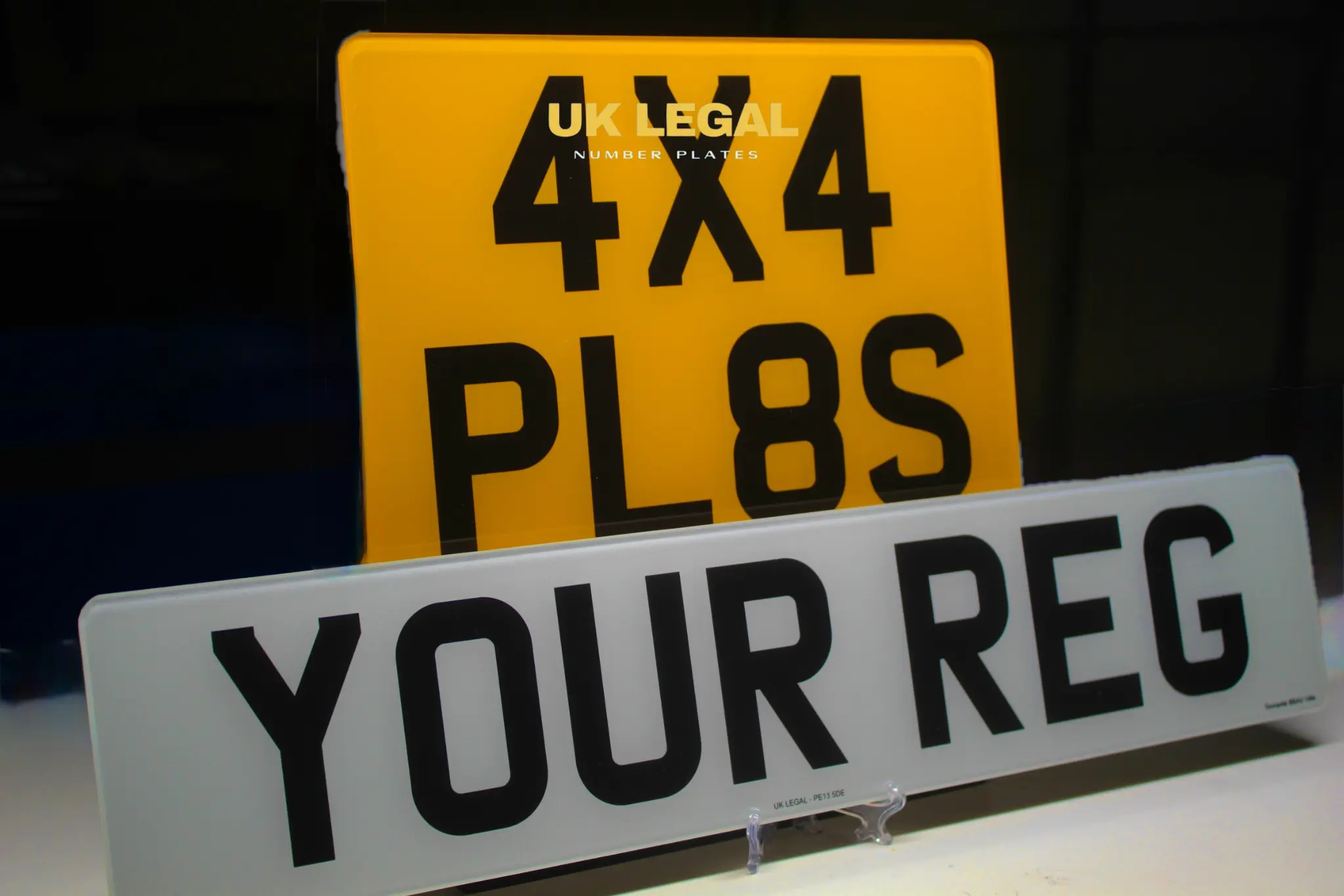 Custom Replacement Number Plates | 4x4 Style | UK Legal UK Legal