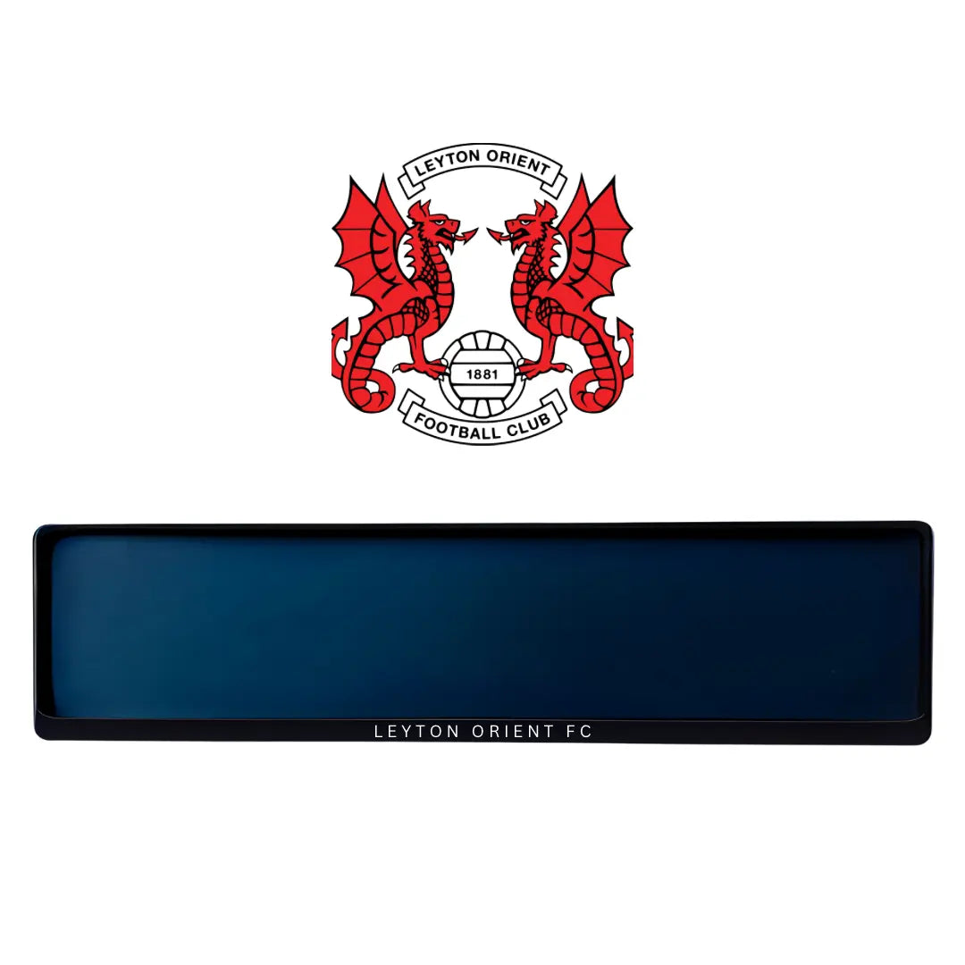 Premium Number Plate Holders | Leyton Orient UK Legal