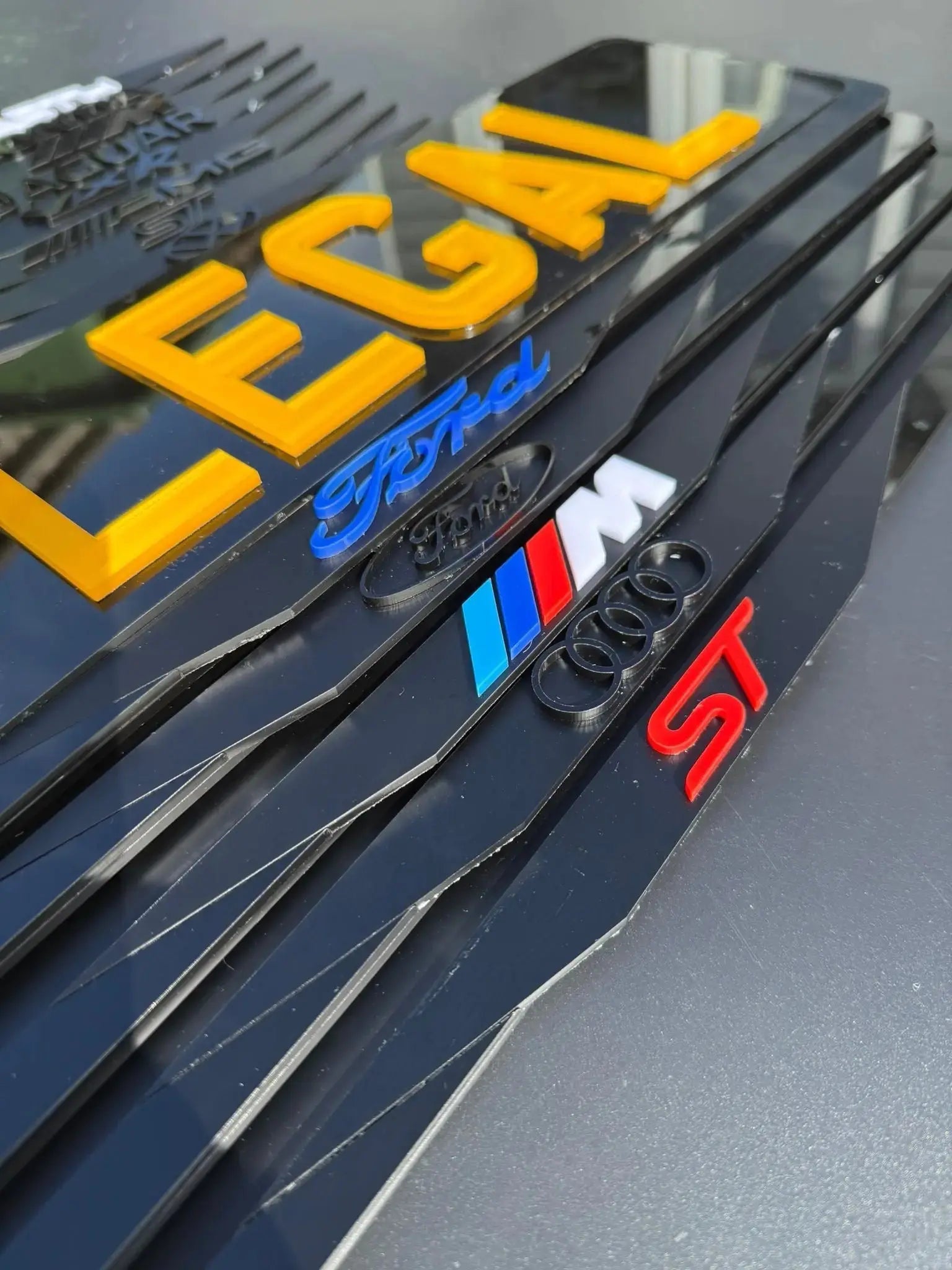 (Pair) Exclusive Luxury Number Plate Holders UK Legal