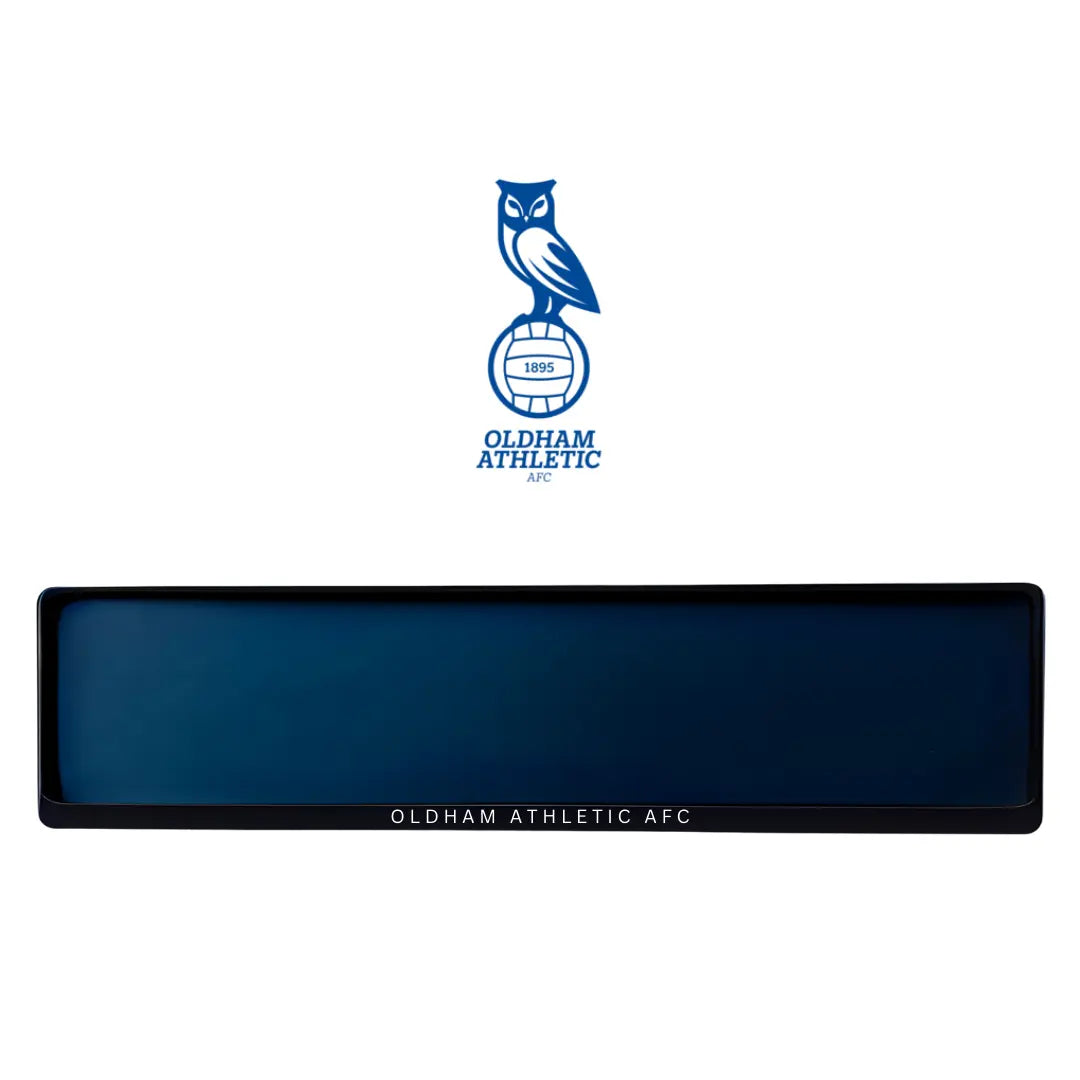 Premium Number Plate Holders | Oldham Athletic UK Legal