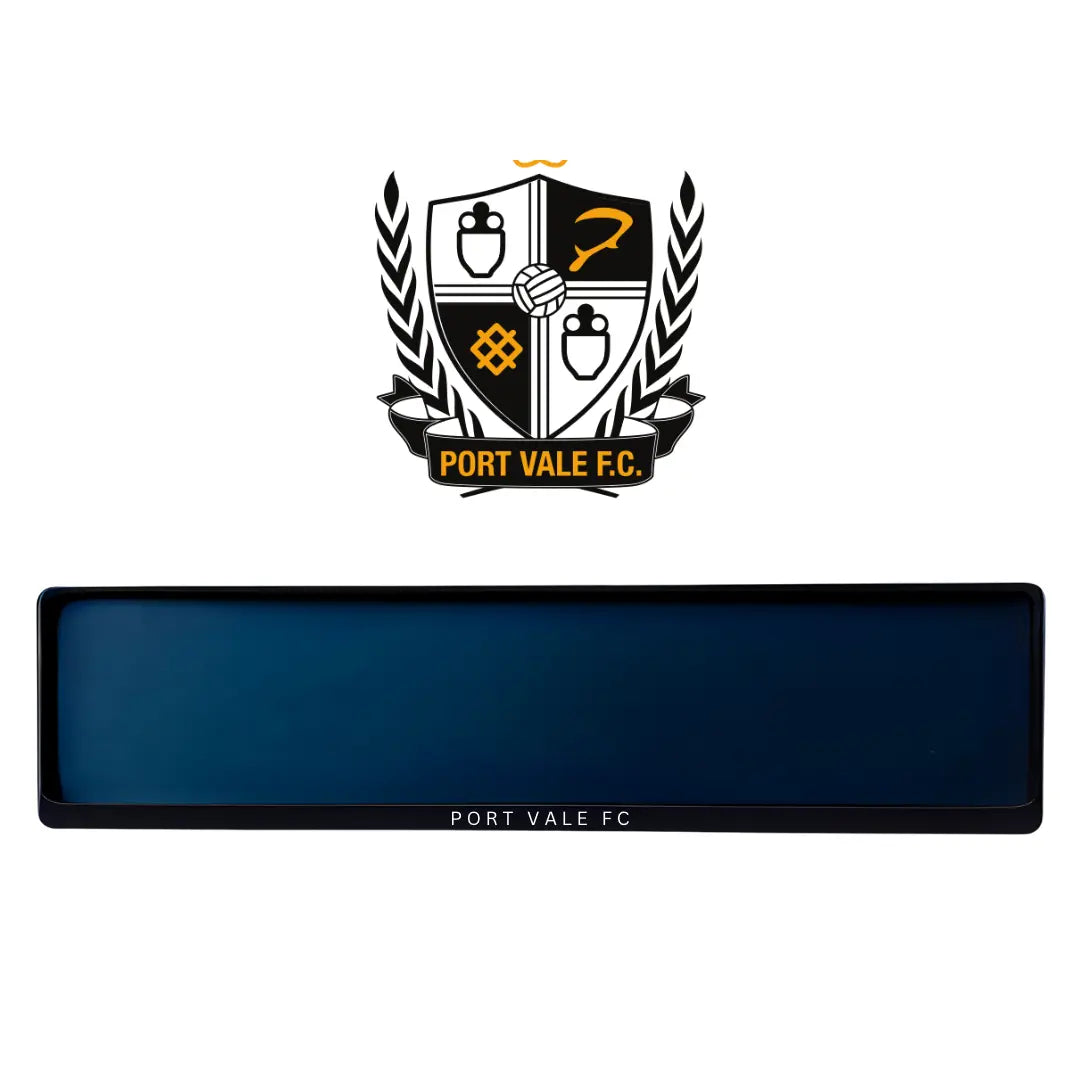 Premium Number Plate Holders | Port Vale UK Legal