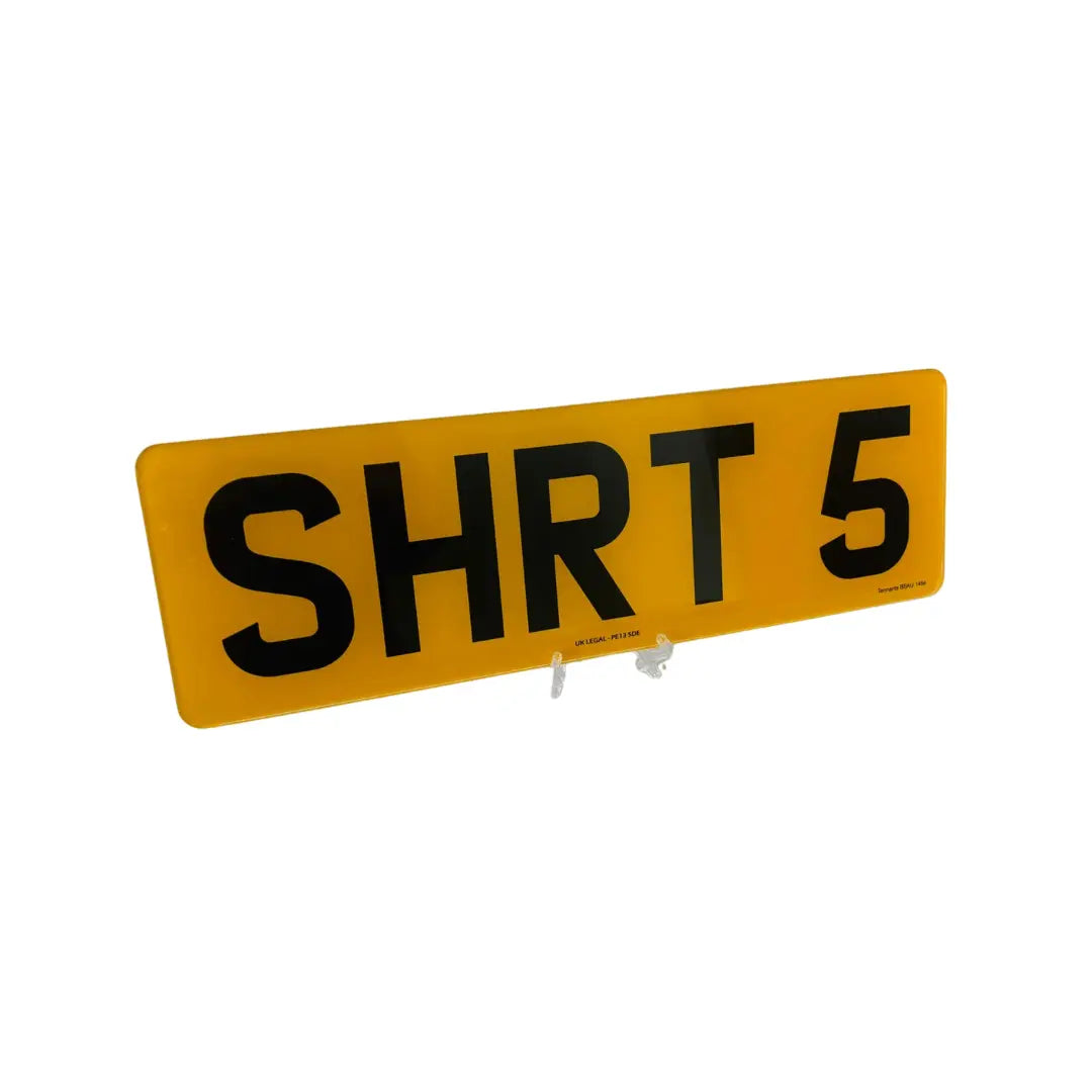 Custom Replacement Number Plate | REAR | Large Rear Style | UK Legal UK Legal