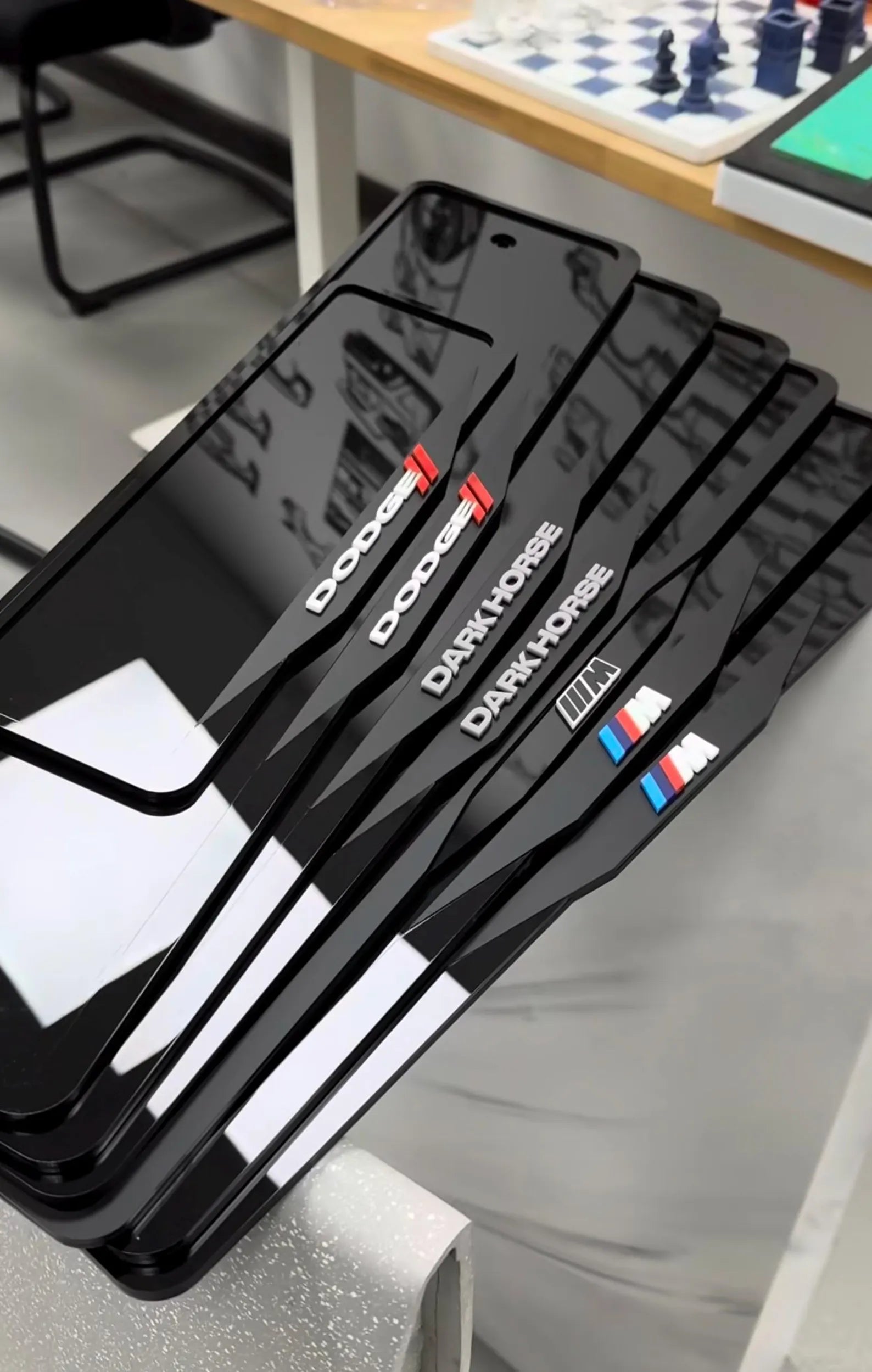 Customise your own Premium Luxury Number Plate Holders (Sold as a pair)